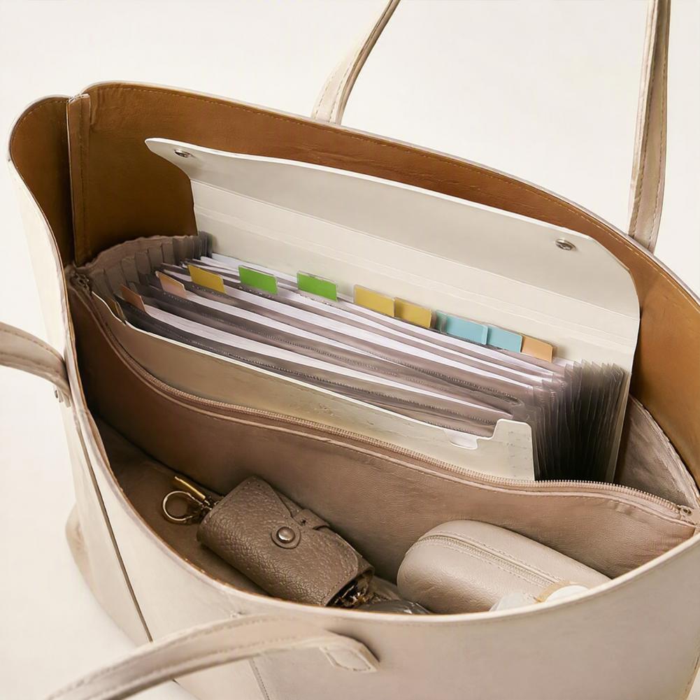Expandable Accordion File Folder 13 Pockets - Porte-documents extensible, organiseur de dossiers extensibles