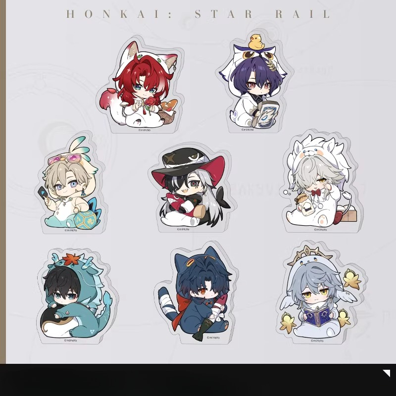 Desk Accessories - Support en acrylique miniature Honkai Star