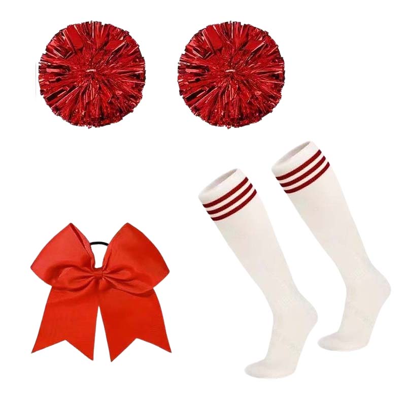 School Supplies - Ensemble de 4 pompons de cheerleader