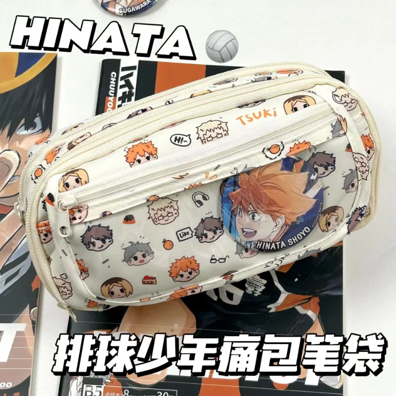 School Supplies - Anime Haikyuu!! Pochette à crayons Kawaii,