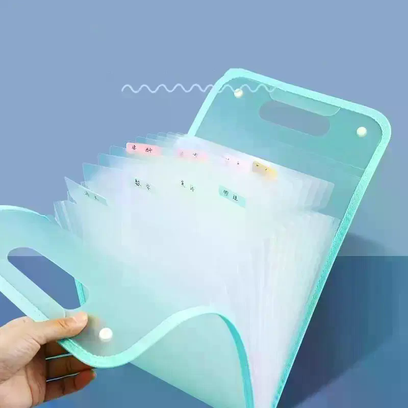 Expandable Accordion File Folder 13 Pockets - Porte-documents extensible à 13 poches A4