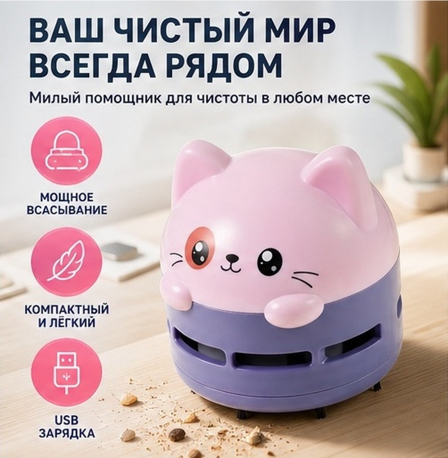 Mini Desktop Vacuum Cleaner For Eraser Dust - Mini aspirateur pour bureau, siège de