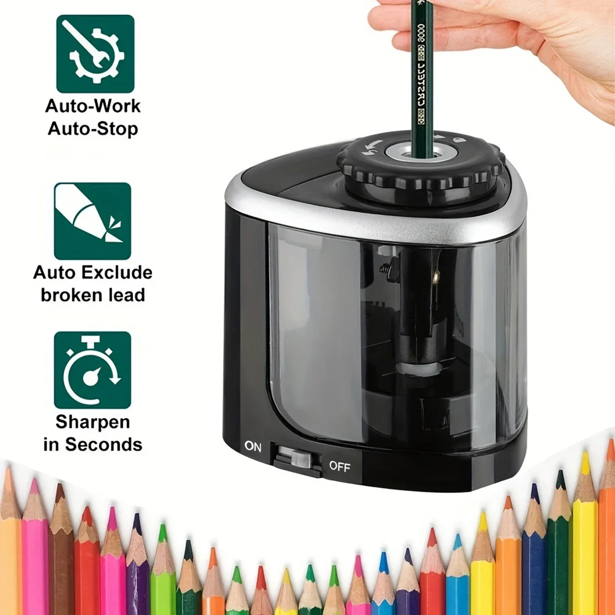 Aiguiseur électrique de bureau - Electric Pencil Sharpener Usb avis et prix