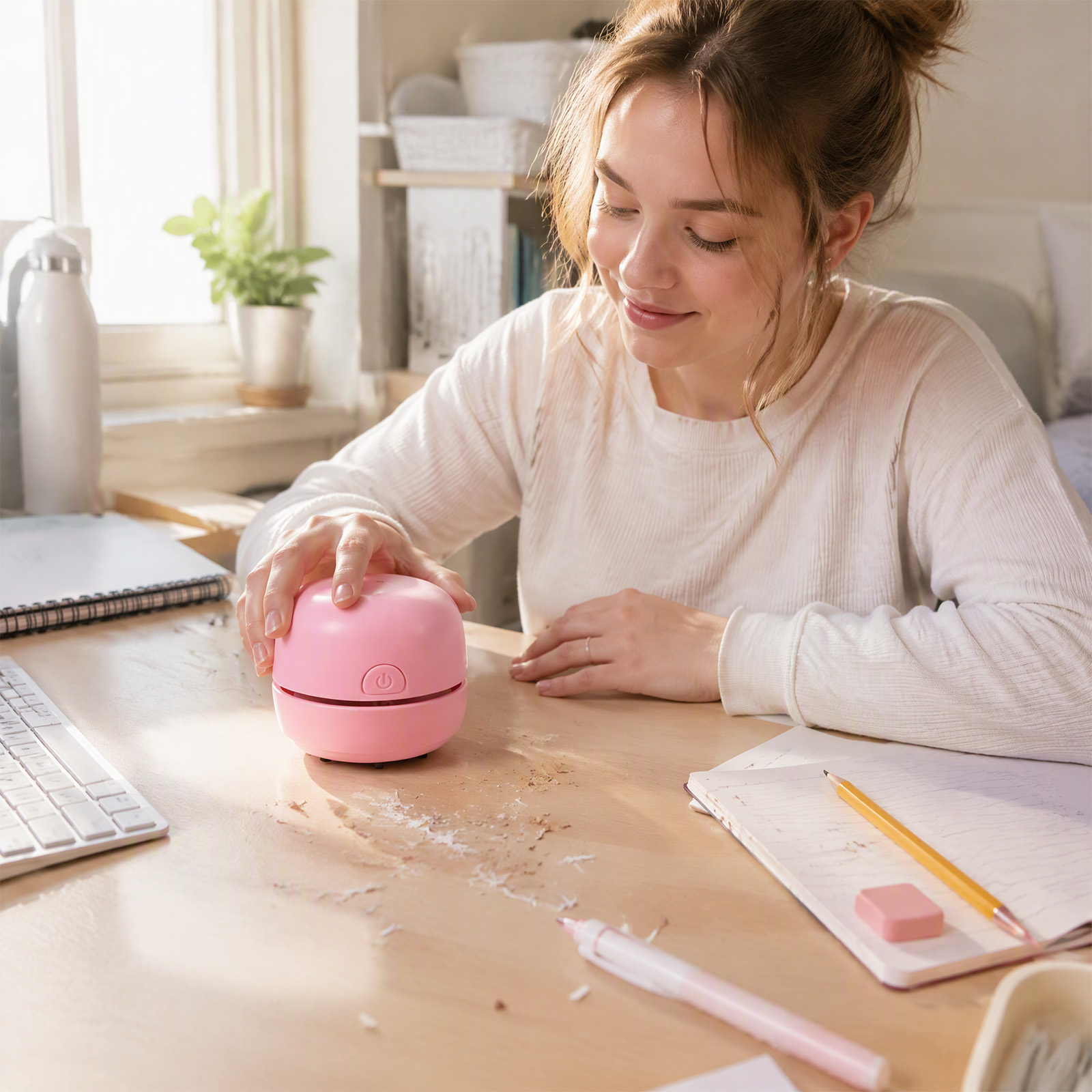 Aspirateur de bureau mini sans - Mini Desktop Vacuum Cleaner For Eraser Dust avis et prix