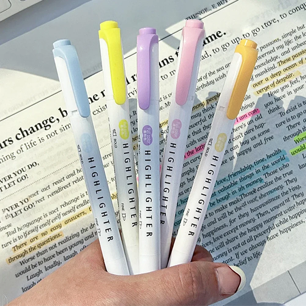 Surligneurs Pastel de couleurs - Pastel Highlighter Set Double Ended avis et prix