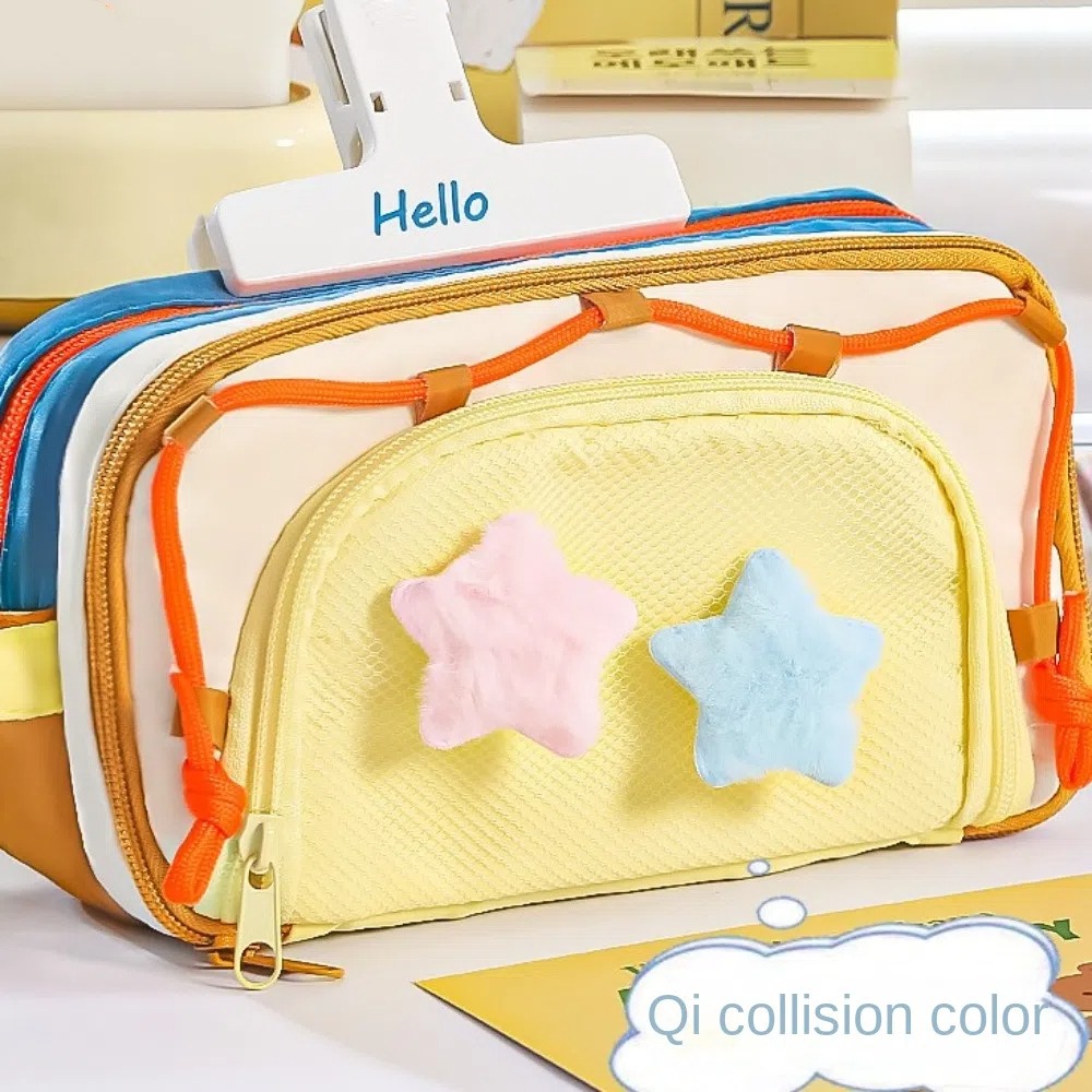 7 Trousse de papeterie multico - Aesthetic Large Pencil Case Pouch avis et prix