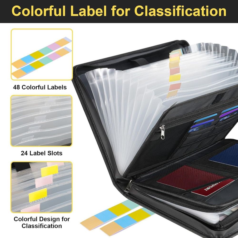 Organisateur de fichiers accor - Expandable Accordion File Folder 13 Pockets avis et prix