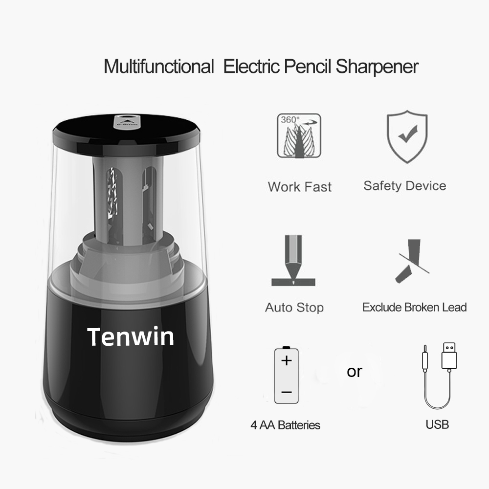 Tenwin Staacquering-Taille-cra - Electric Pencil Sharpener Usb avis et prix