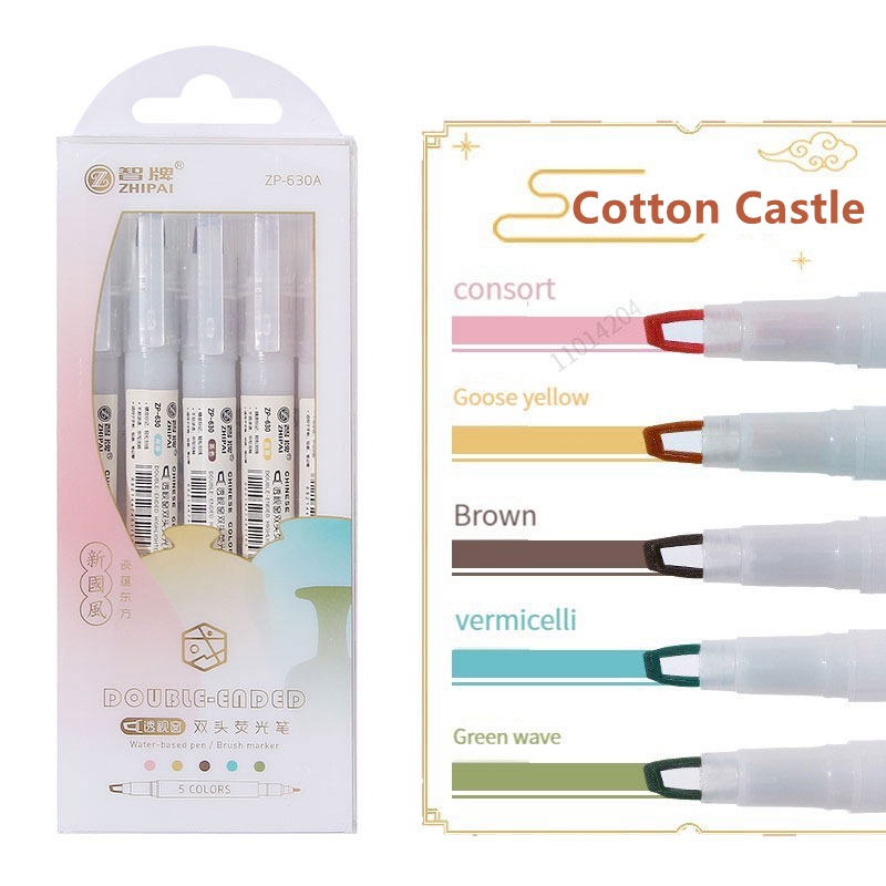 Stylos surligneurs à Double po - Pastel Highlighter Set Double Ended avis et prix
