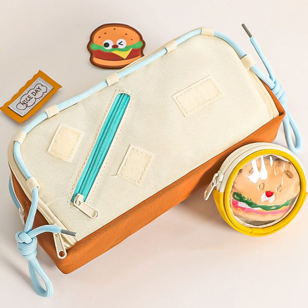 Trousse à crayons à Hamburger  - Aesthetic Large Pencil Case Pouch avis et prix
