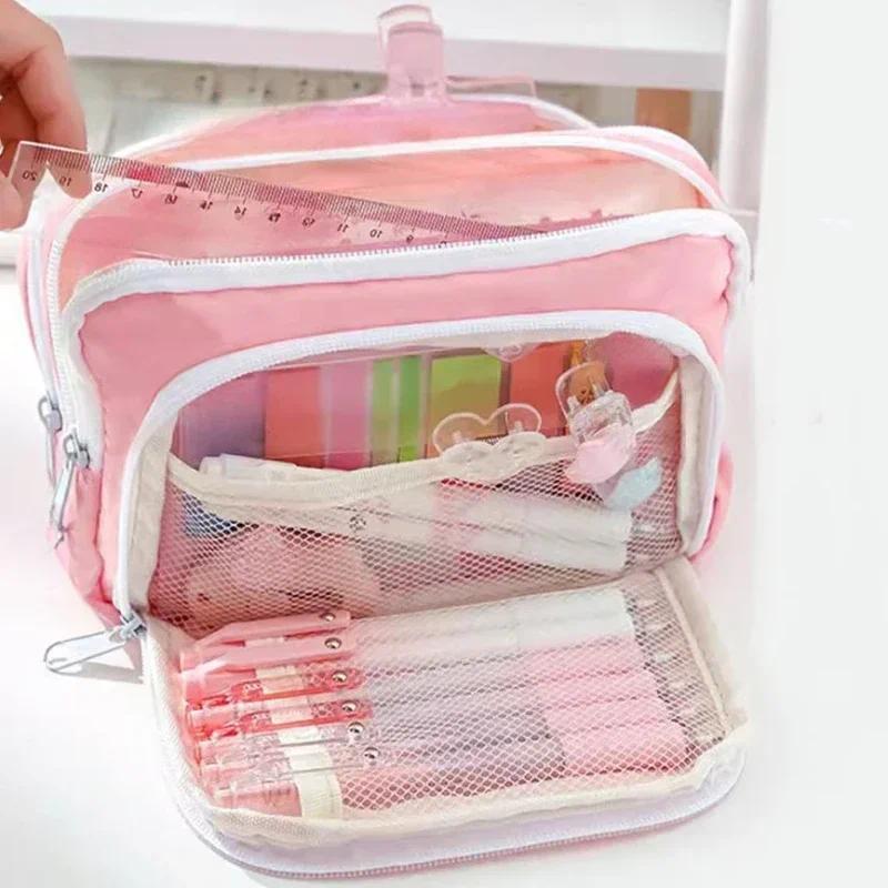 Trousse à crayons et étui scol - Aesthetic Large Pencil Case Pouch avis et prix