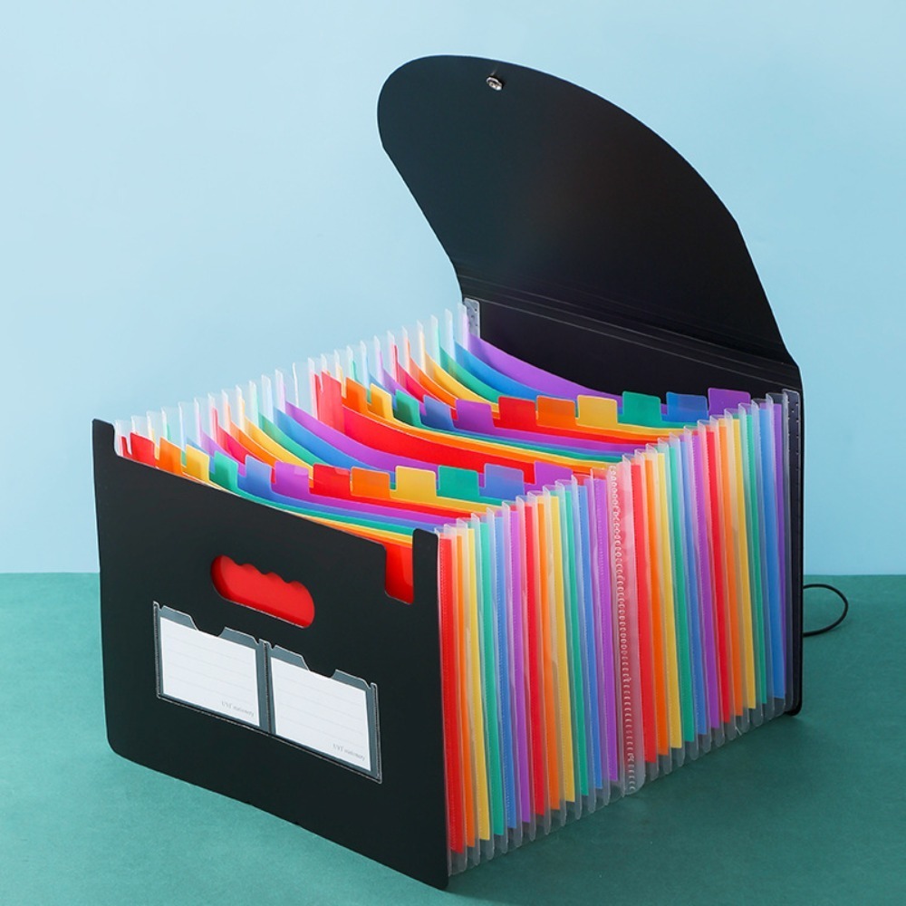 Boîte de classement extensible - Expandable Accordion File Folder 13 Pockets avis et prix