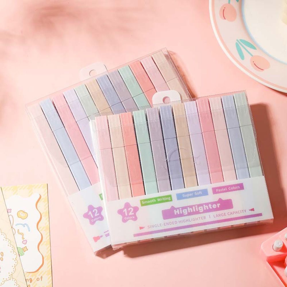Stylos surligneurs à Double tê - Pastel Highlighter Set Double Ended avis et prix