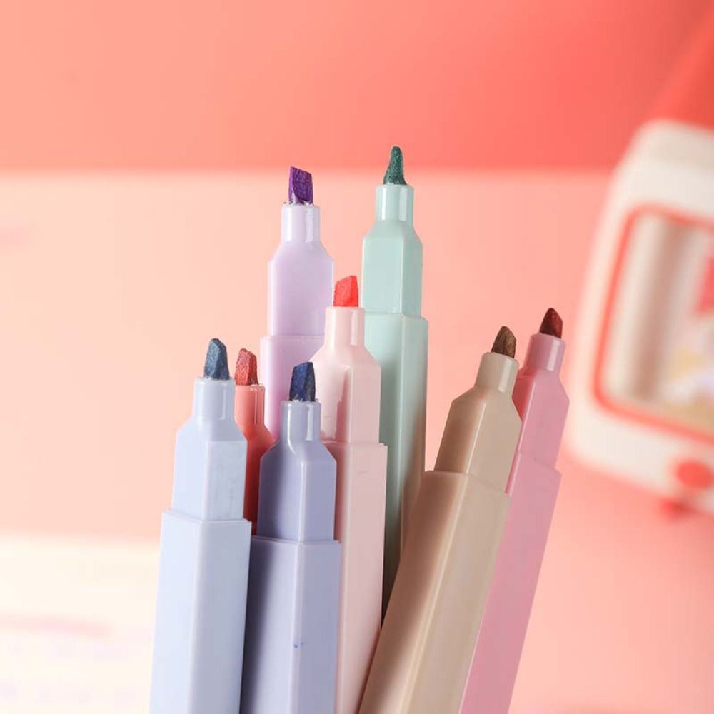 Stylos surligneurs à Double tê - Pastel Highlighter Set Double Ended avis et prix