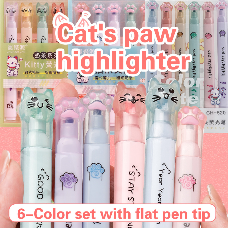 Surligneurs de couleur Pastel  - Pastel Highlighter Set Double Ended avis et prix