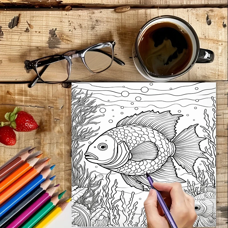 Livre de coloriage sous-marin  - School Supplies avis et prix