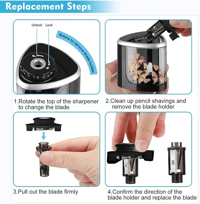 Lame de taille-crayon électriq - Electric Pencil Sharpener Usb avis et prix