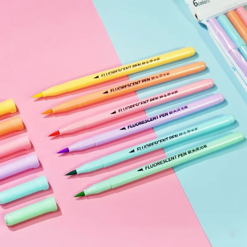 Ensemble de stylos fluorescent - Pastel Highlighter Set Double Ended avis et prix