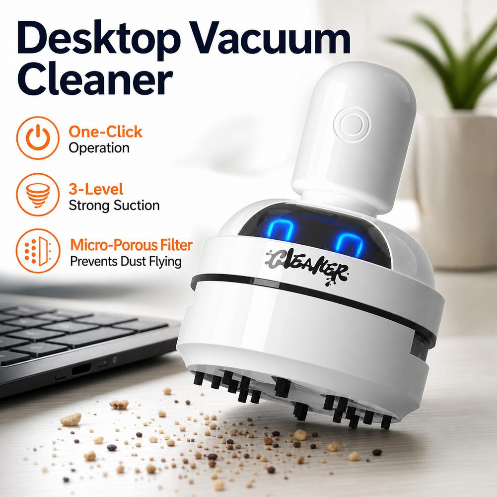 Aspirateur de bureau, aspirate - Mini Desktop Vacuum Cleaner For Eraser Dust avis et prix