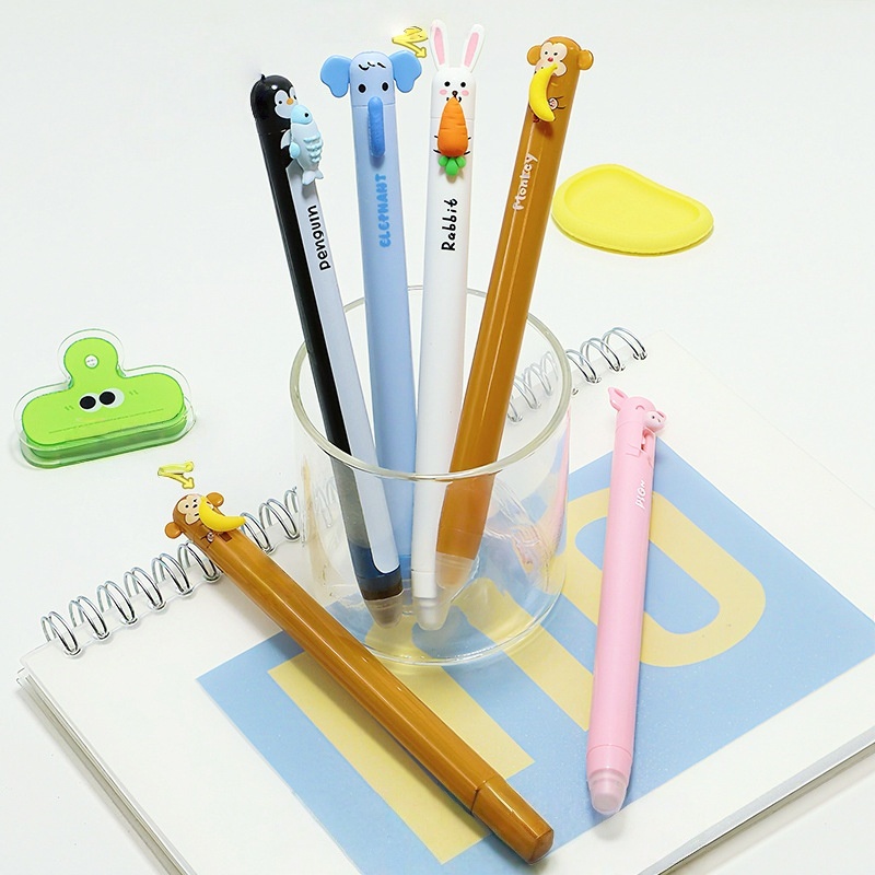 Lot de 6 stylos gel effaçables - Retractable Eraser Pen Click avis et prix