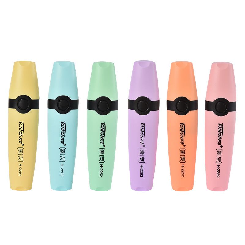 6 pièces/ensemble surligneur c - Pastel Highlighter Set Double Ended avis et prix