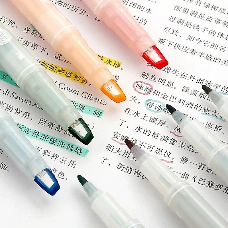 Surligneurs double pointe, 5-2 - Pastel Highlighter Set Double Ended avis et prix