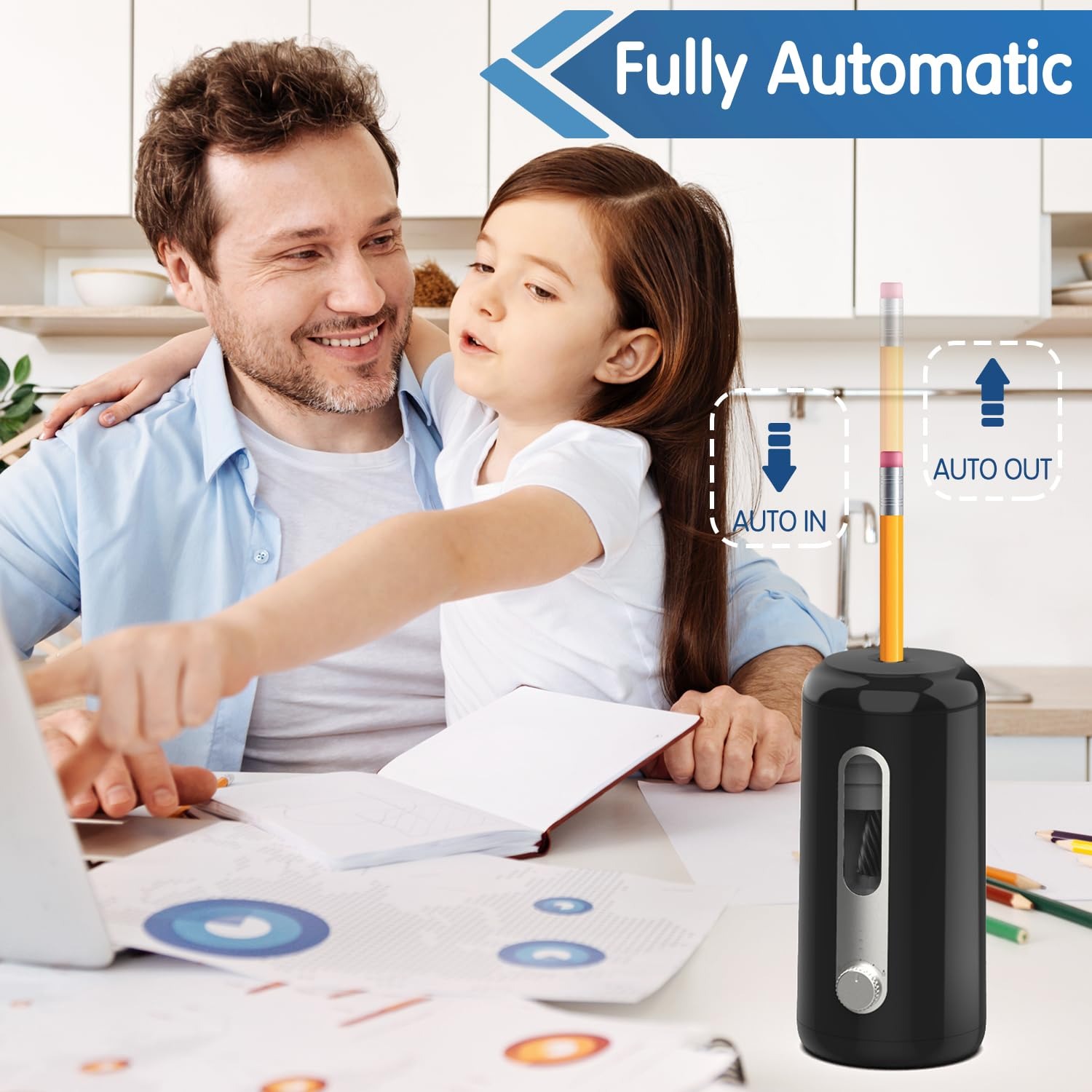 Taille-crayon électrique Deli, - Electric Pencil Sharpener Usb avis et prix